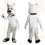 White Dog Mascot Costume