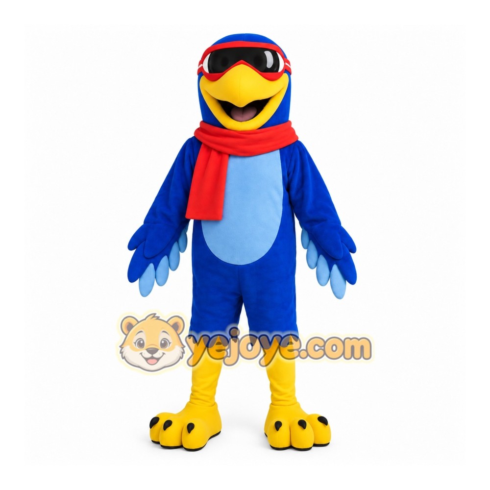 Blue Bird Mascot Costume Blue Bird Mascot Costume