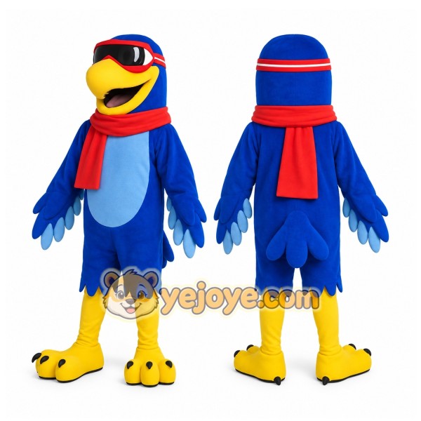 Blue Bird Mascot Costume
