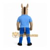 Blue Donkey Mascot Costume Blue Donkey Mascot Costume