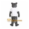 Gray Wolf Mascot Costume Gray Wolf Mascot Costume