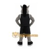 Gray Horse Mascot Costume Gray Horse Mascot Costume