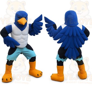 Blue Bird Mascot Costume