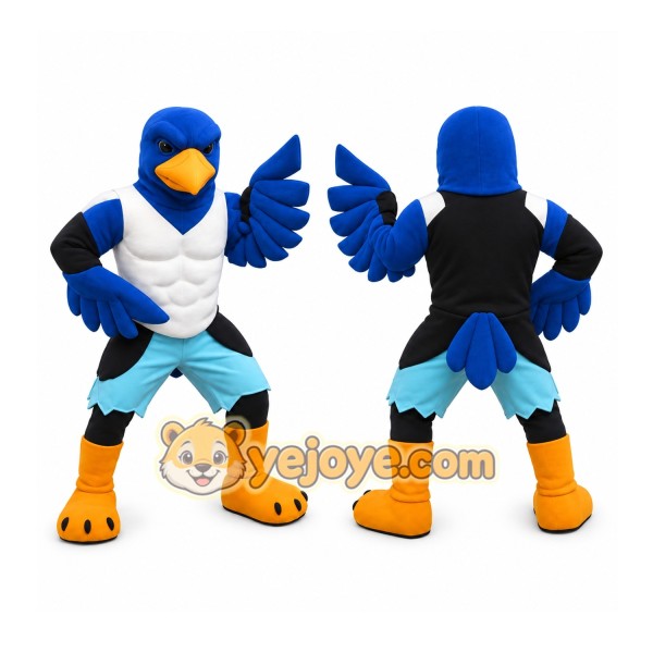 Blue Bird Mascot Costume