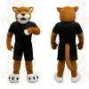 Brown Panther Mascot Costume