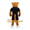 Brown Panther Mascot Costume Brown Panther Mascot Costume