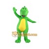 Green Dinosaur Mascot Costume Green Dinosaur Mascot Costume
