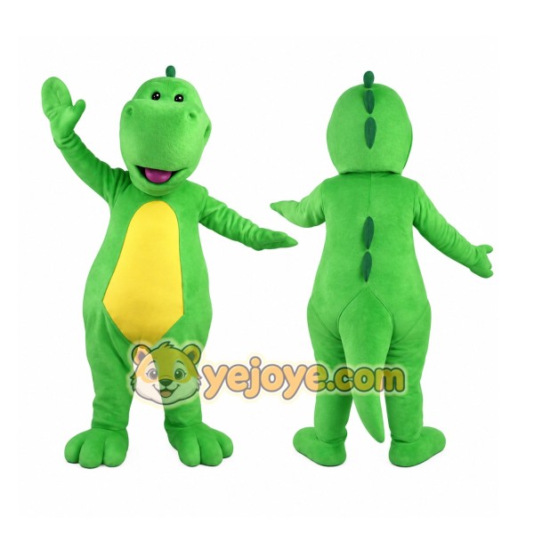 Green Dinosaur Mascot Costume