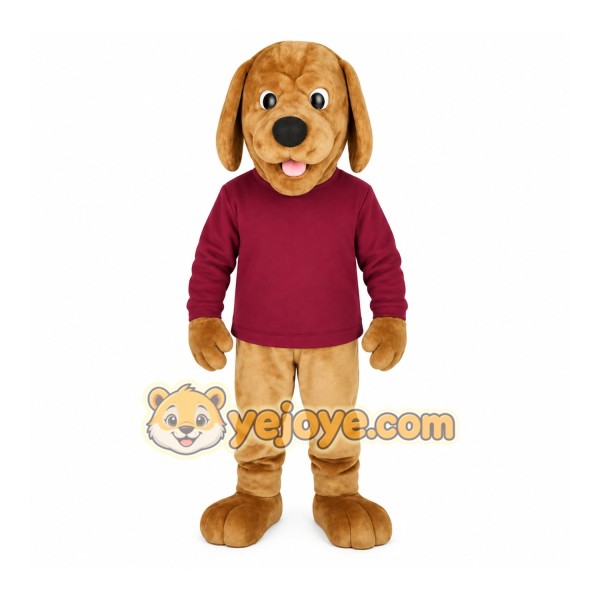 Brown Dog Mascot Costume