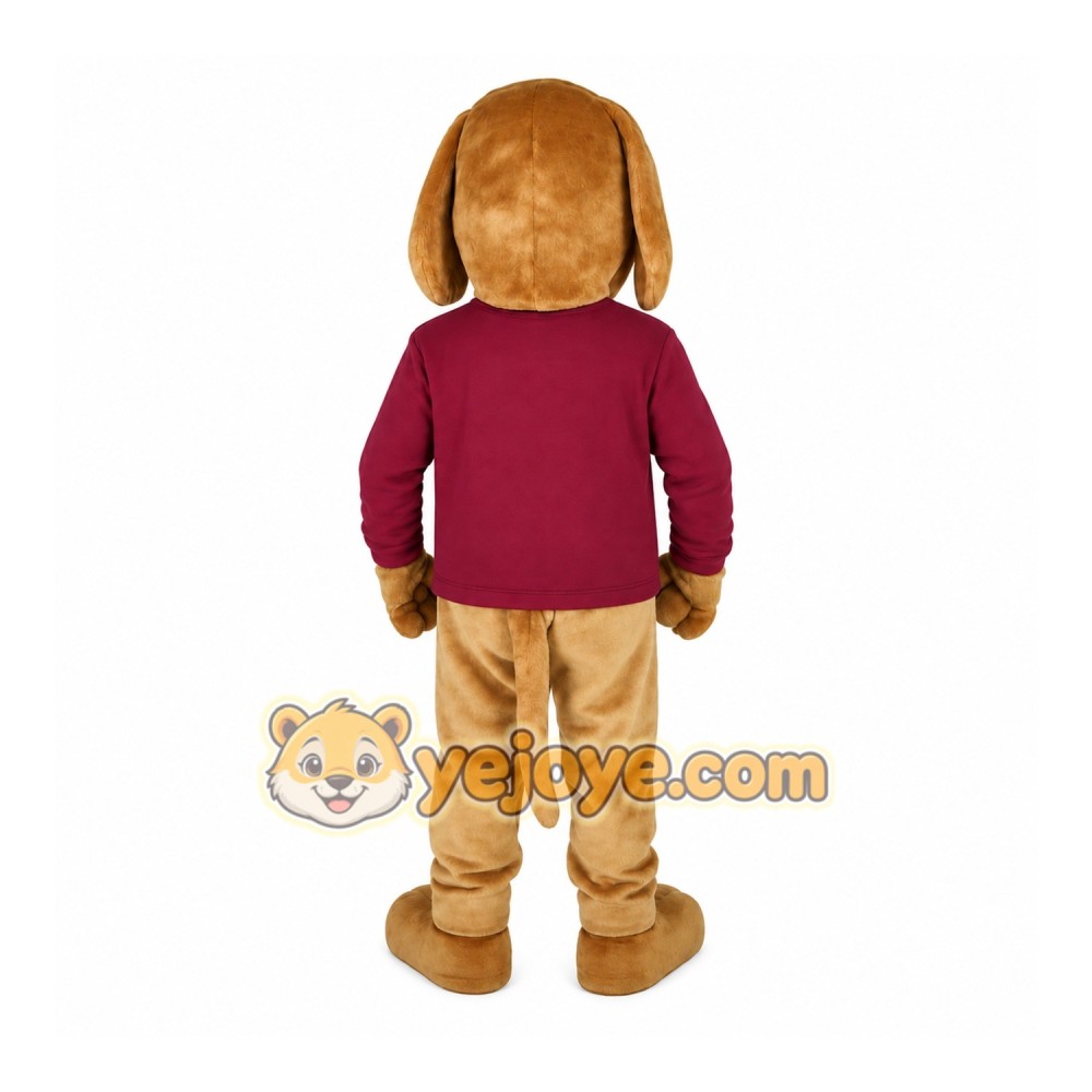 Brown Dog Mascot Costume Brown Dog Mascot Costume