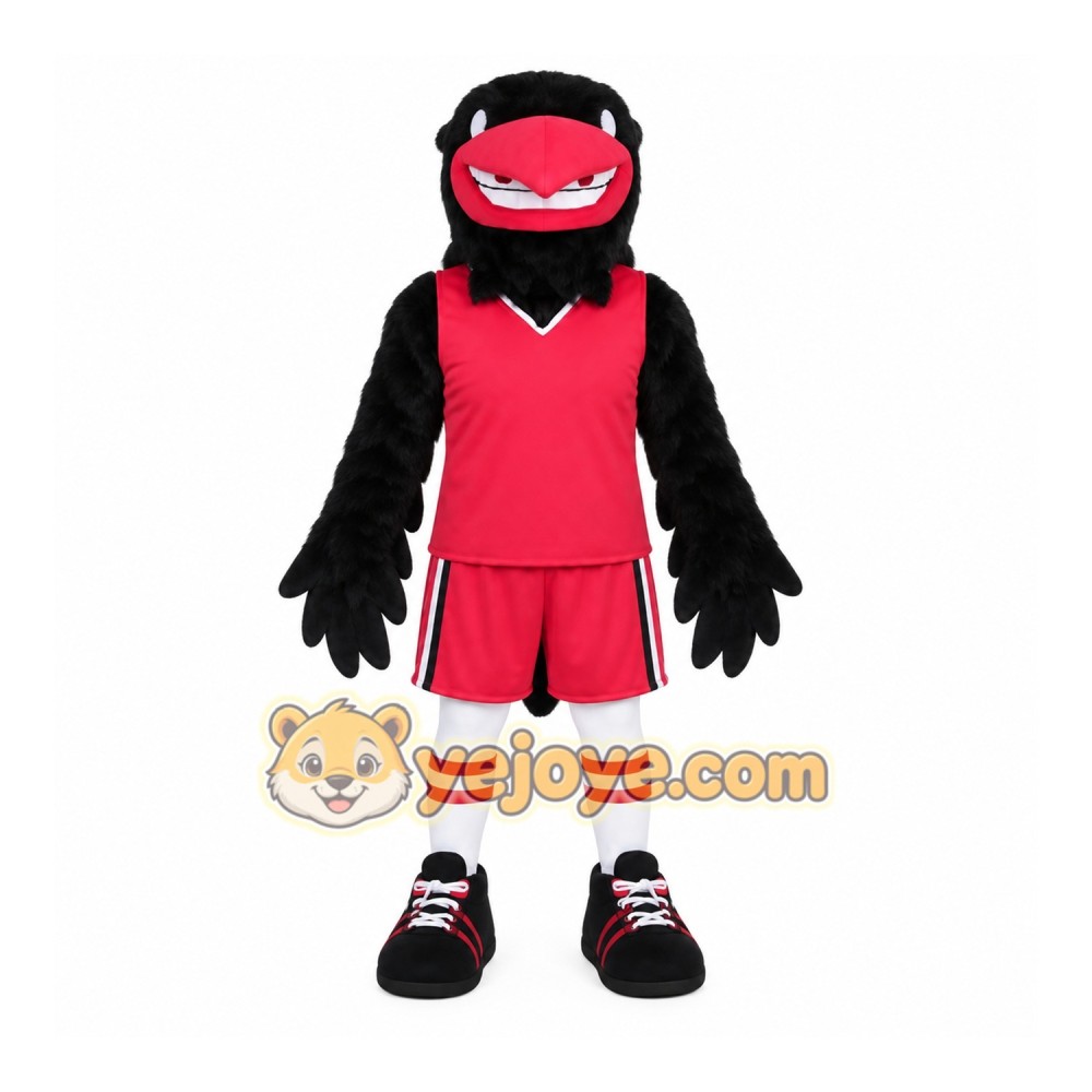 Pink Bird Mascot Costume