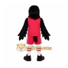 Pink Bird Mascot Costume