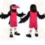 Pink Bird Mascot Costume