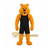 Orange Bulldog Mascot Costume Orange Bulldog Mascot Costume
