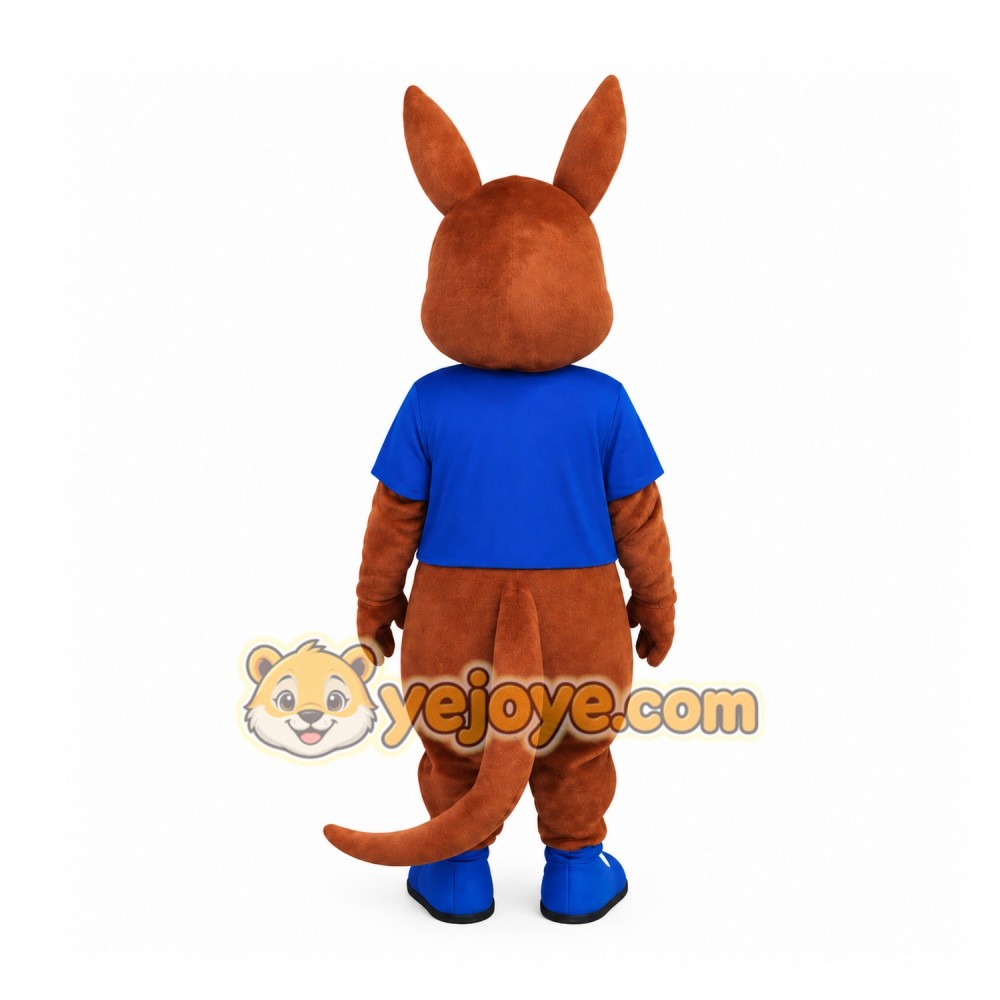 Brown Kangaroo Mascot Costume