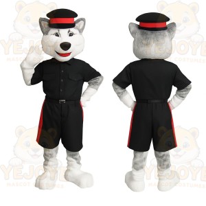 Gray Wolf Mascot Costume
