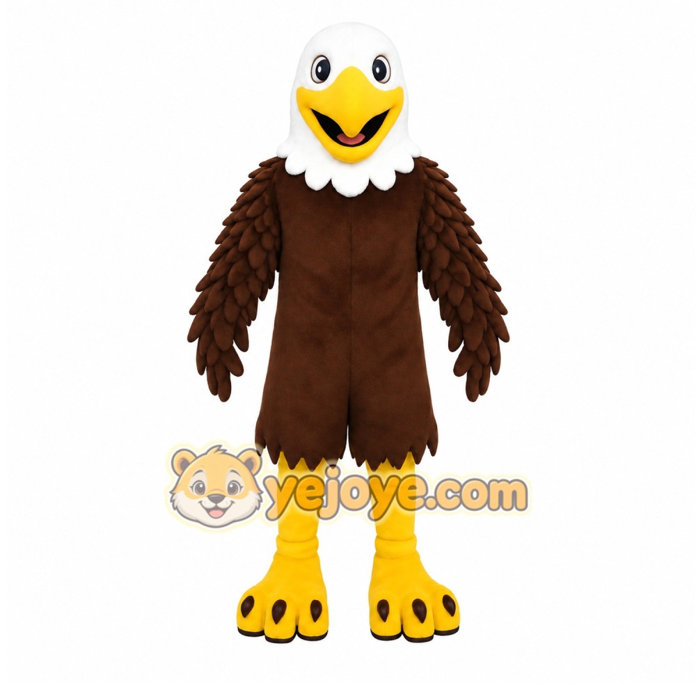 Brown Eagle Mascot Costume Brown Eagle Mascot Costume