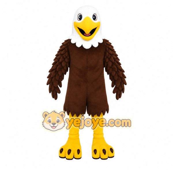 Brown Eagle Mascot Costume