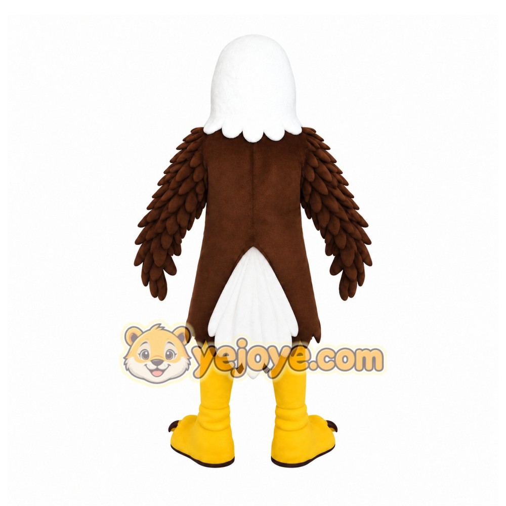 Brown Eagle Mascot Costume Brown Eagle Mascot Costume
