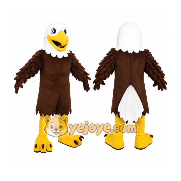 Brown Eagle Mascot Costume