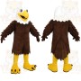 Brown Eagle Mascot Costume
