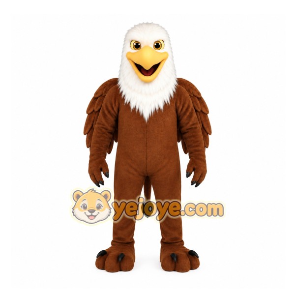 Brown Eagle Mascot Costume