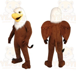 Brown Eagle Mascot Costume