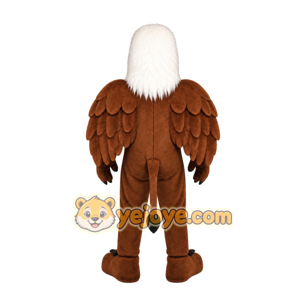 Brown Eagle Mascot Costume Brown Eagle Mascot Costume