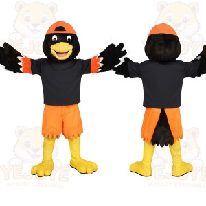 Black Bird Mascot Costume