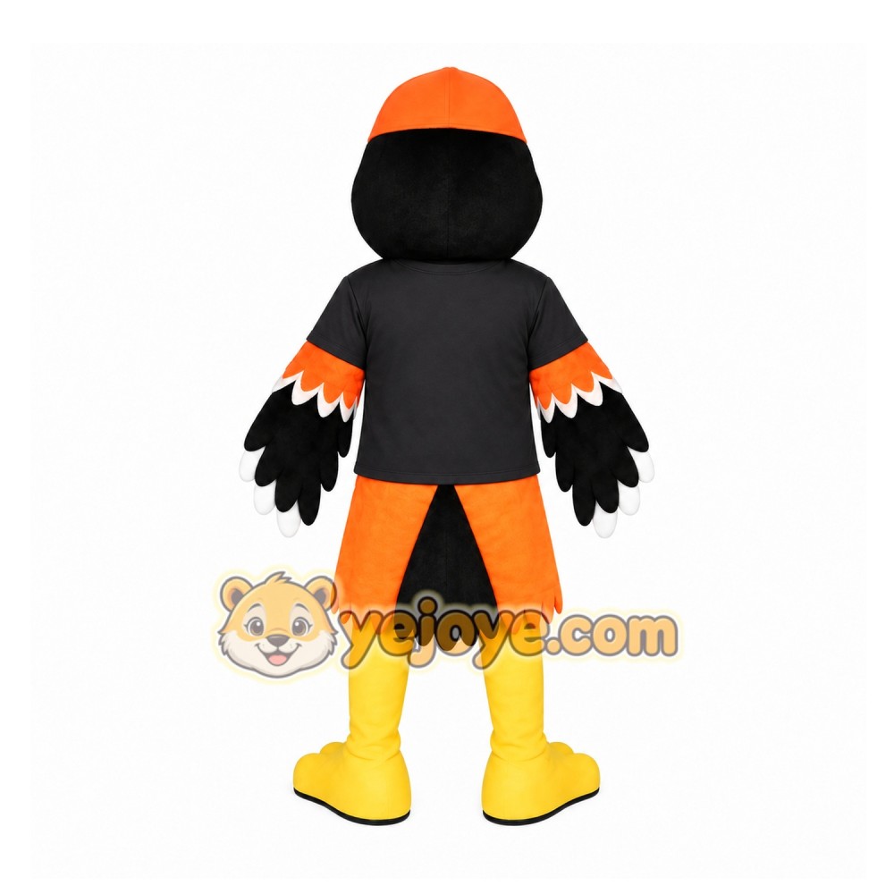 Black Bird Mascot Costume Black Bird Mascot Costume