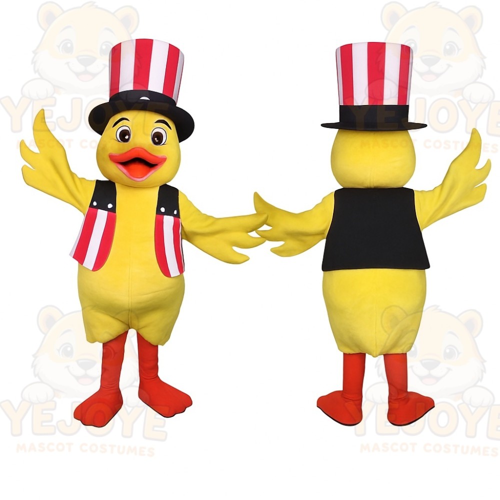 Yellow Duck Mascot Costume