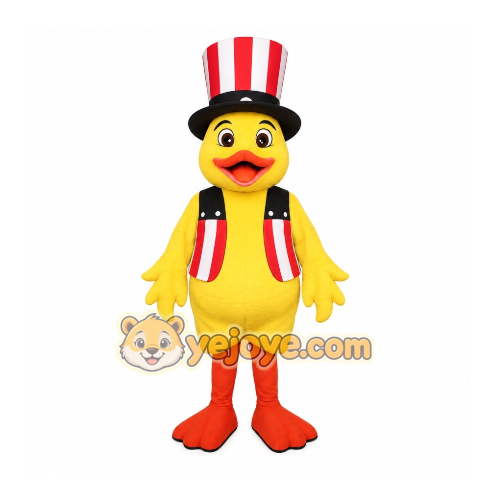 Yellow Duck Mascot Costume