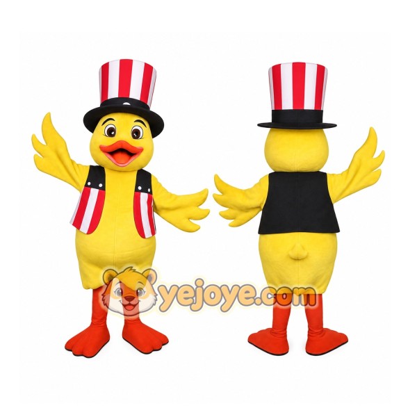 Yellow Duck Mascot Costume