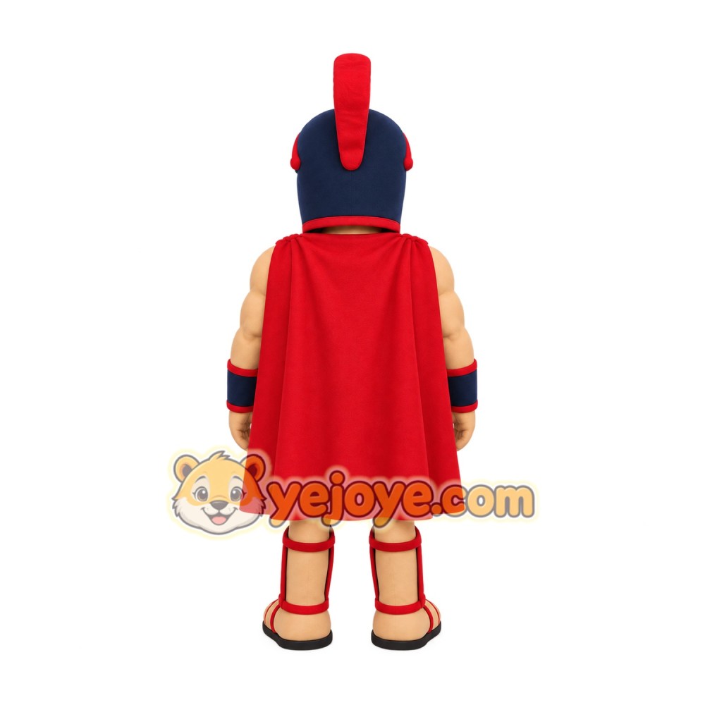 Red Gladiator Mascot Costume