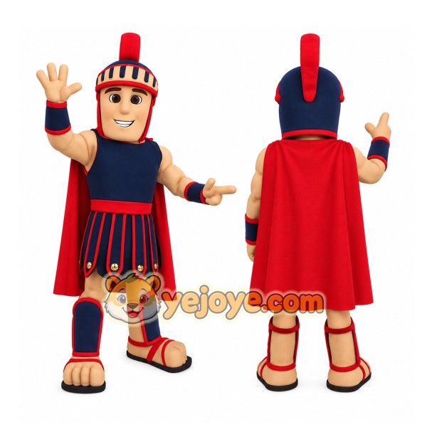 Red Gladiator Mascot Costume