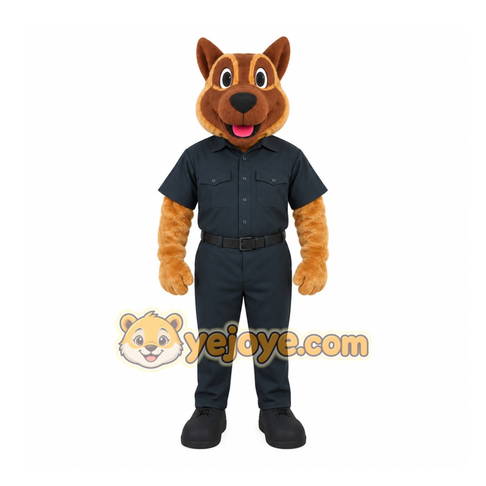 Brown Dog Mascot Costume Brown Dog Mascot Costume