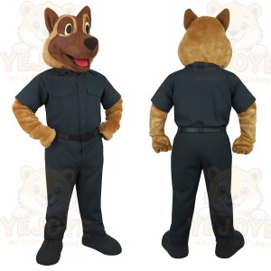 Brown Dog Mascot Costume