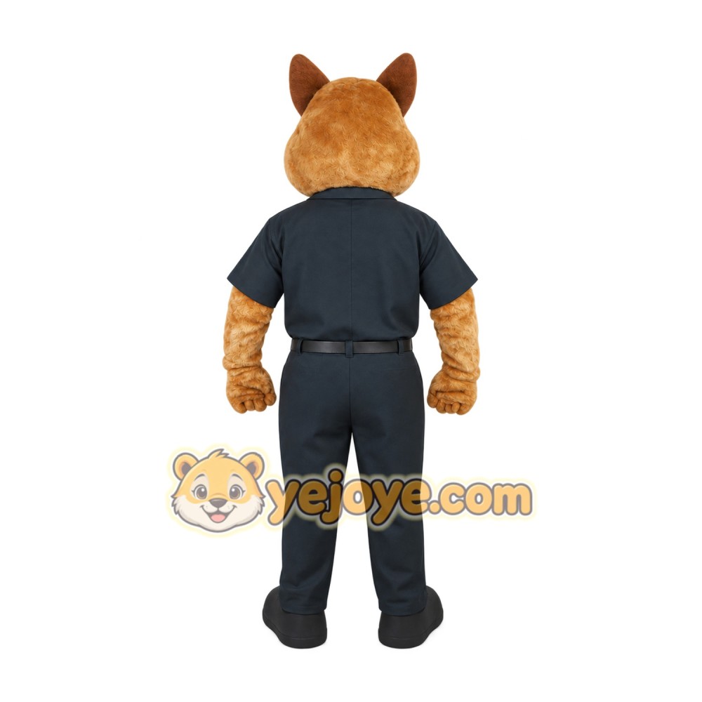 Brown Dog Mascot Costume Brown Dog Mascot Costume