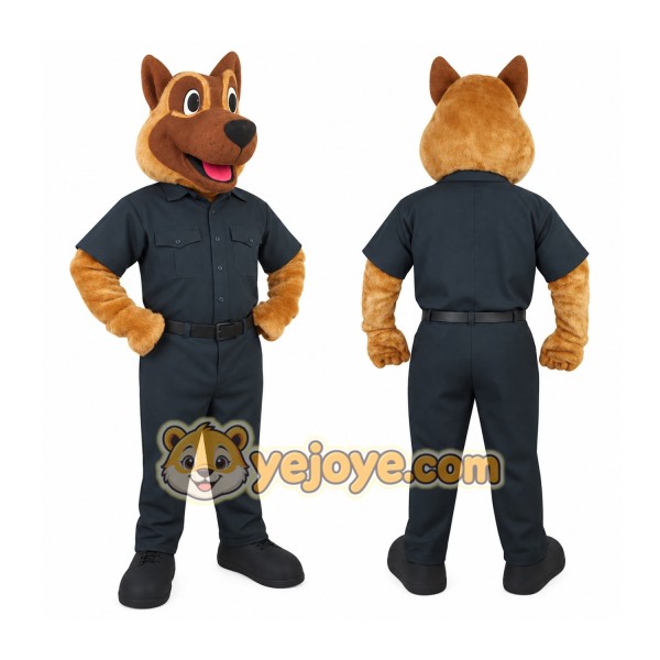 Brown Dog Mascot Costume
