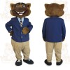 Brown Wolf Mascot Costume