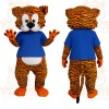 Orange Tiger Mascot Costume