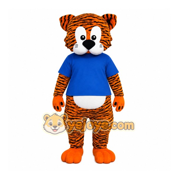 Orange Tiger Mascot Costume