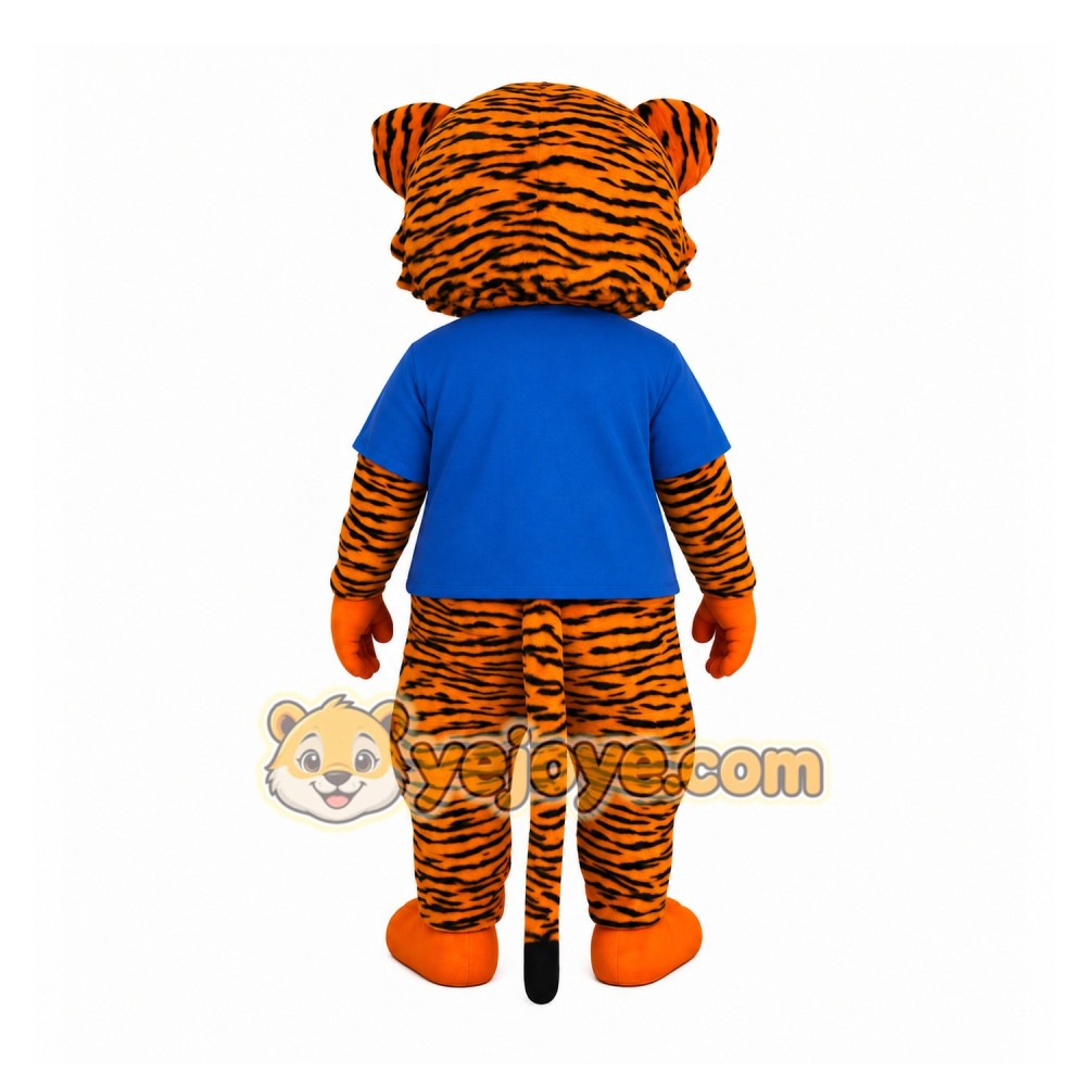 Orange Tiger Mascot Costume Orange Tiger Mascot Costume