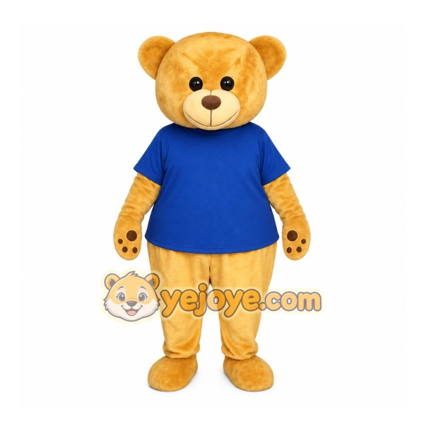 Yellow Bear Mascot Costume