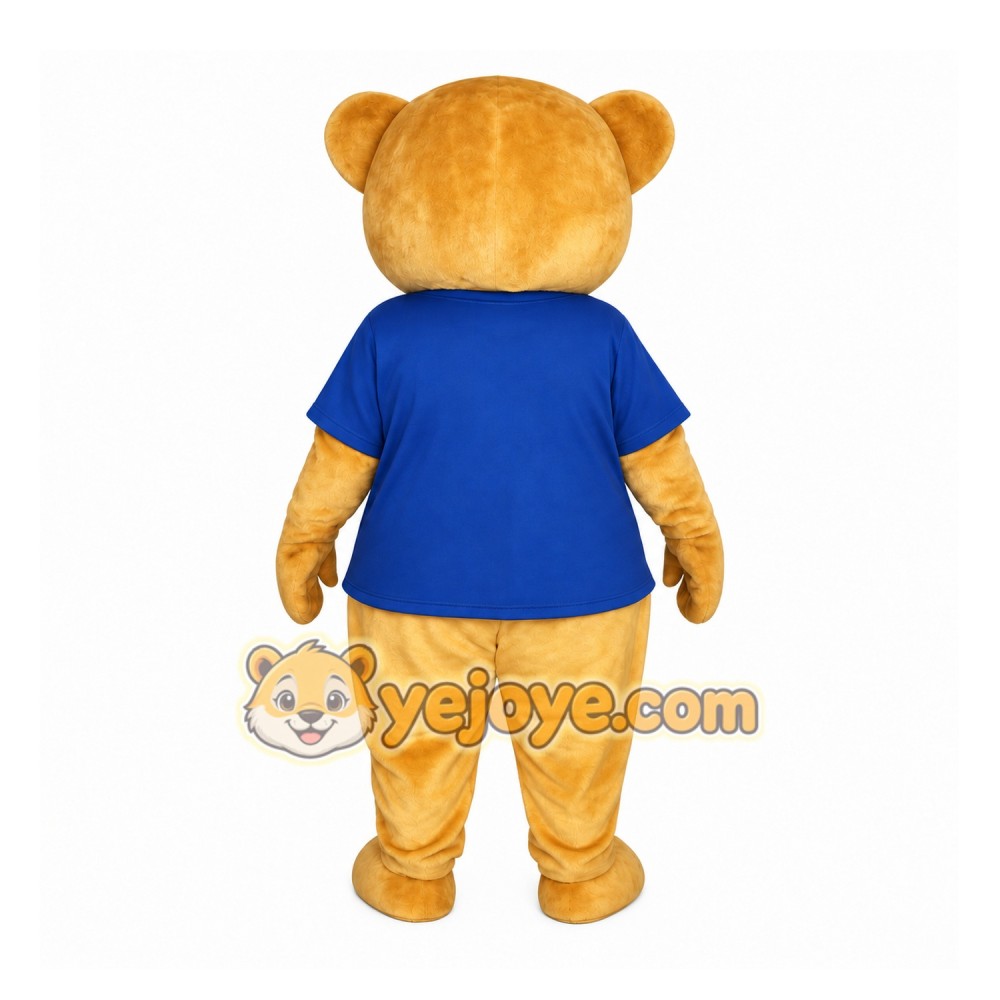 Yellow Bear Mascot Costume Yellow Bear Mascot Costume