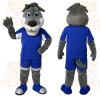 Gray Wolf Mascot Costume