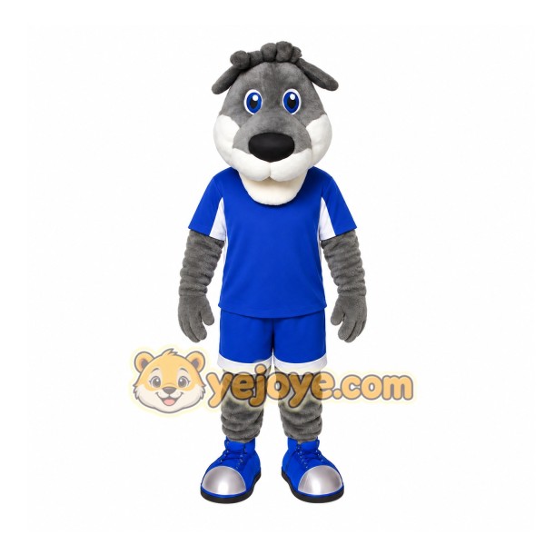 Gray Wolf Mascot Costume