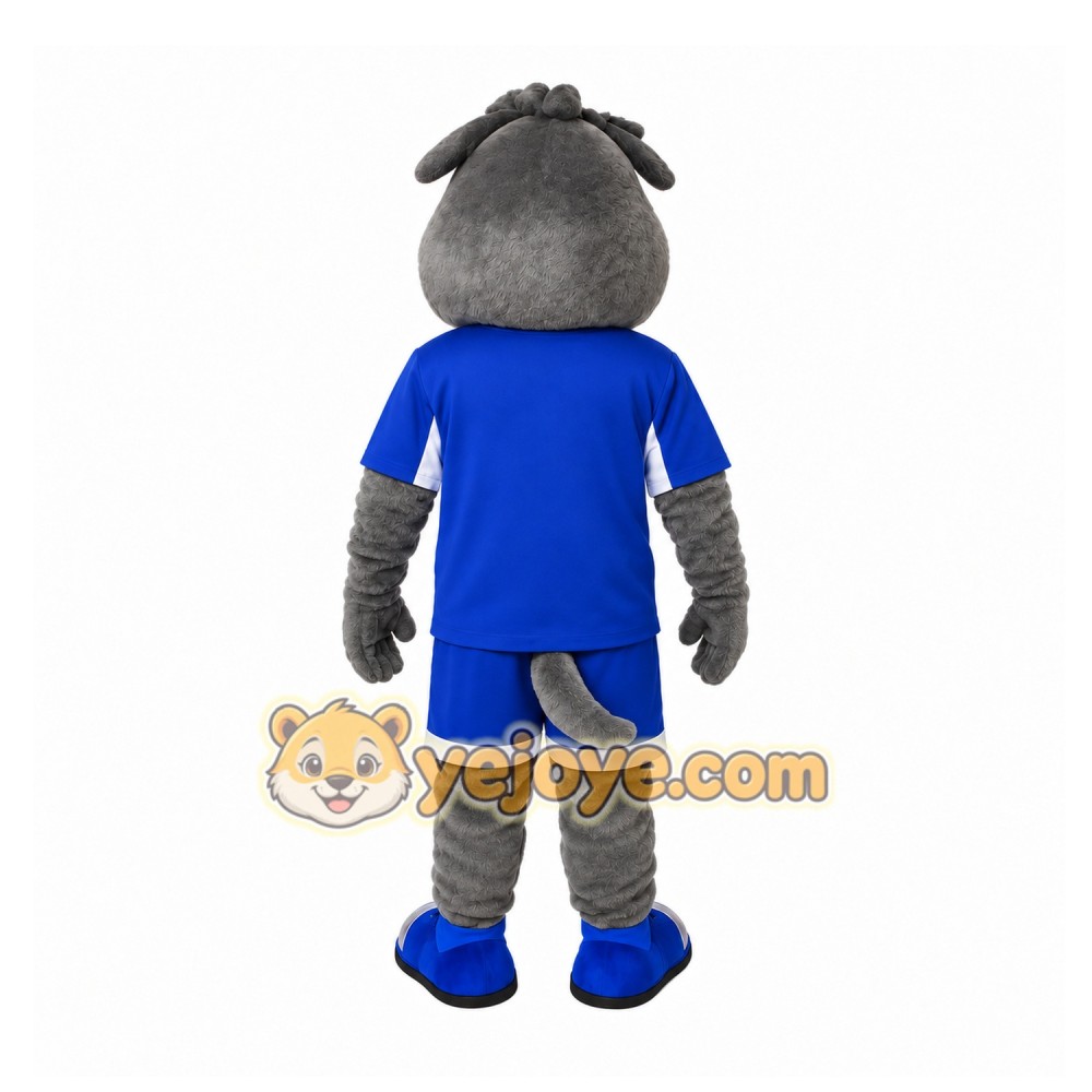 Gray Wolf Mascot Costume Gray Wolf Mascot Costume
