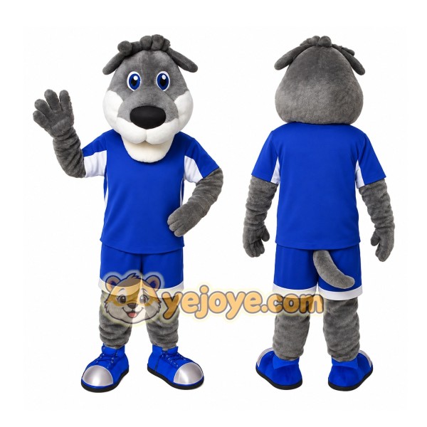 Gray Wolf Mascot Costume