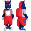 Blue Horse Mascot Costume